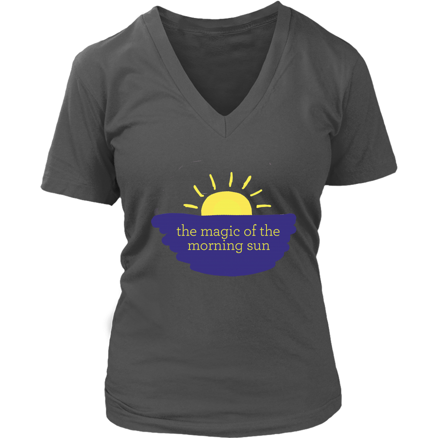 The Magic of the Morning Sun – Women’s V-Neck Tee