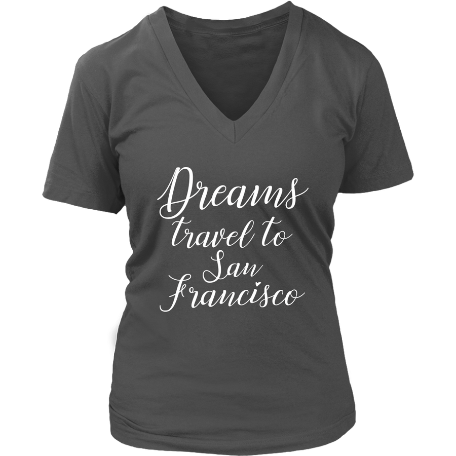 Dreams to San Francisco V-Neck Tee