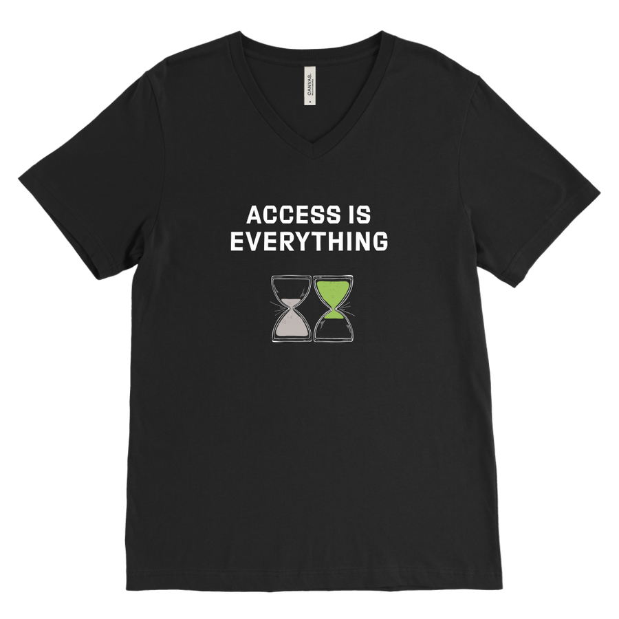 Access is Everything Men's V-Neck Graphic Tee