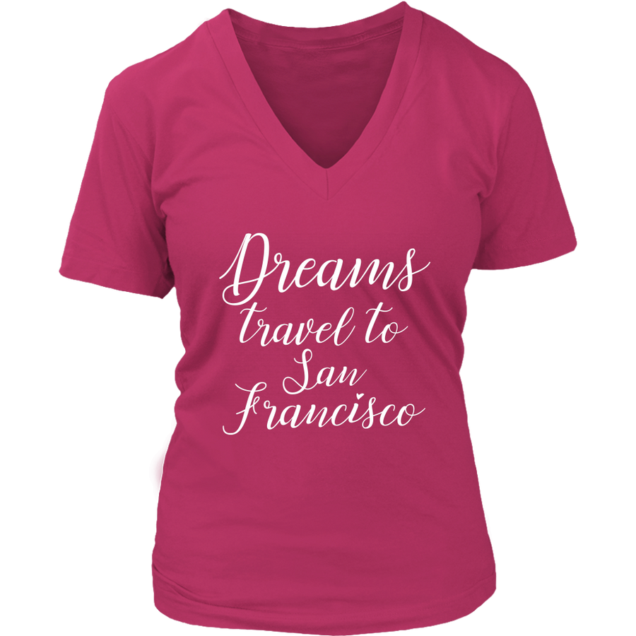 Dreams to San Francisco V-Neck Tee