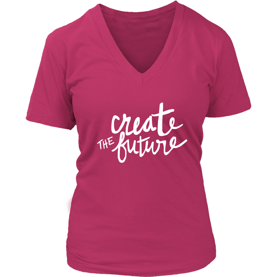 Create the Future Women's V-Neck Tee