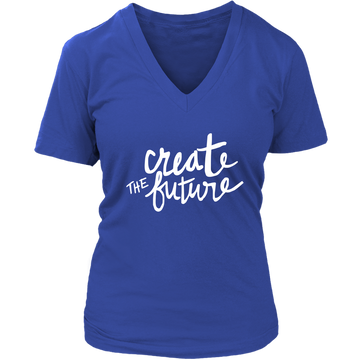 Create the Future Women's V-Neck Tee