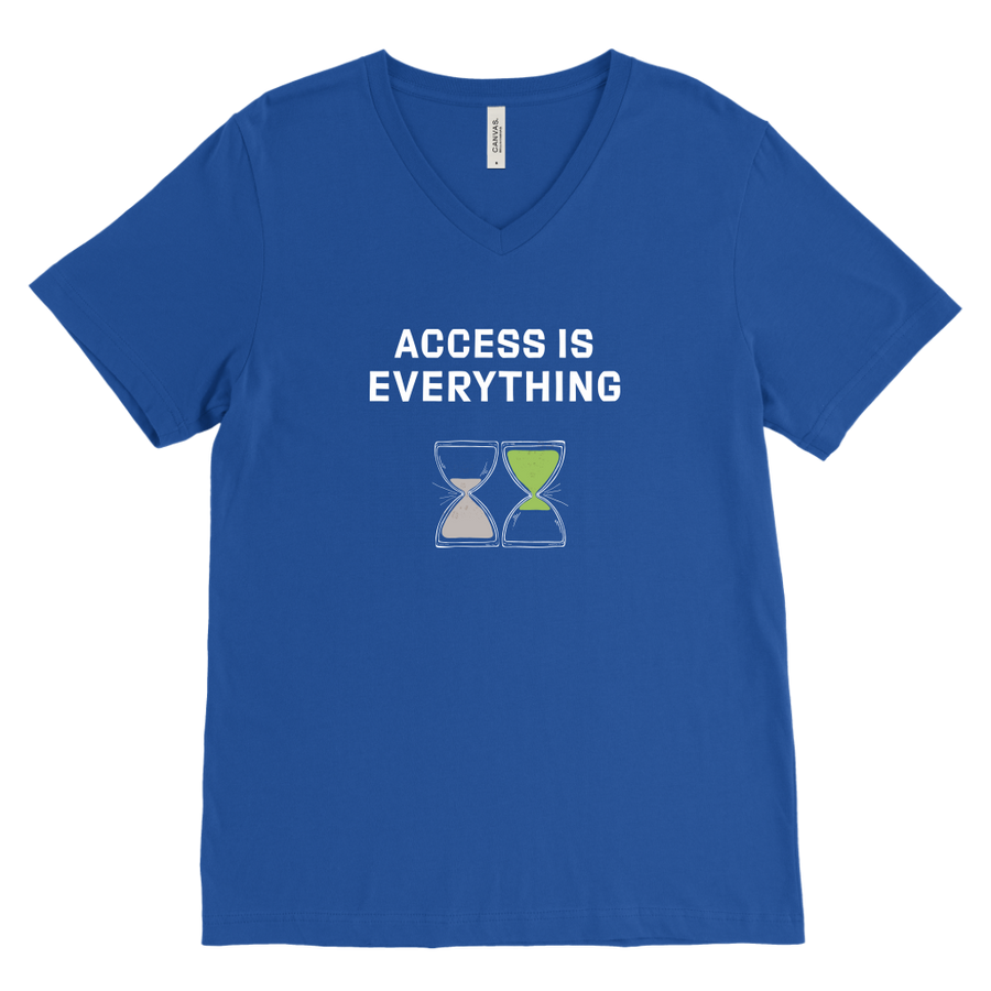 Access is Everything Men's V-Neck Graphic Tee