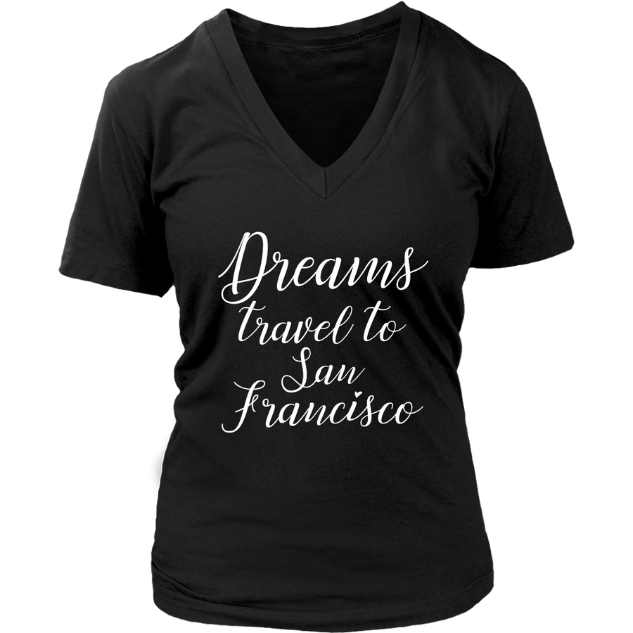 Dreams to San Francisco V-Neck Tee