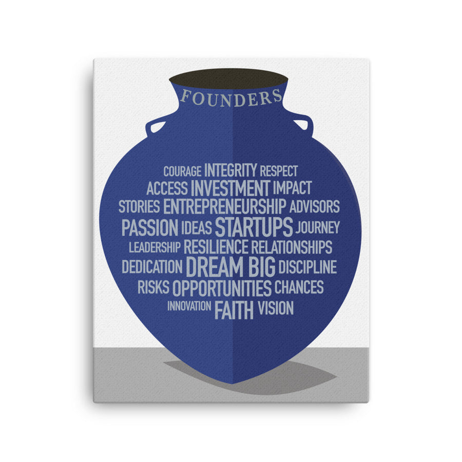 Founders Motivational Art Wall Canvas