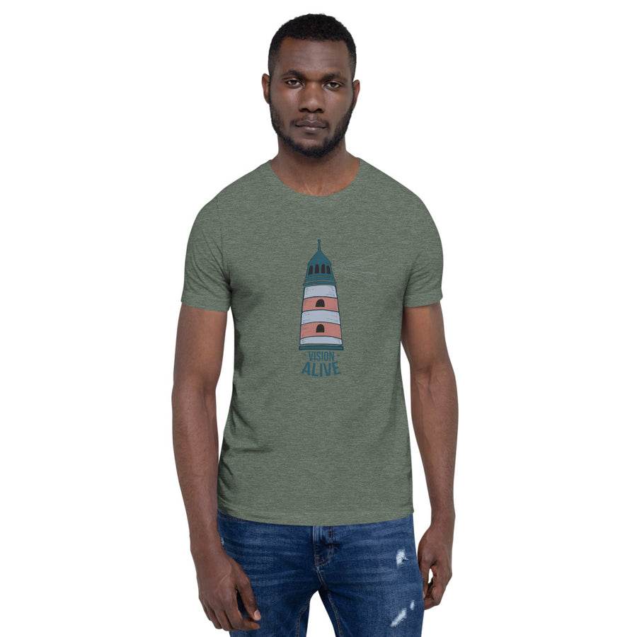 Vision Alive Men’s Crewneck Graphic Tee