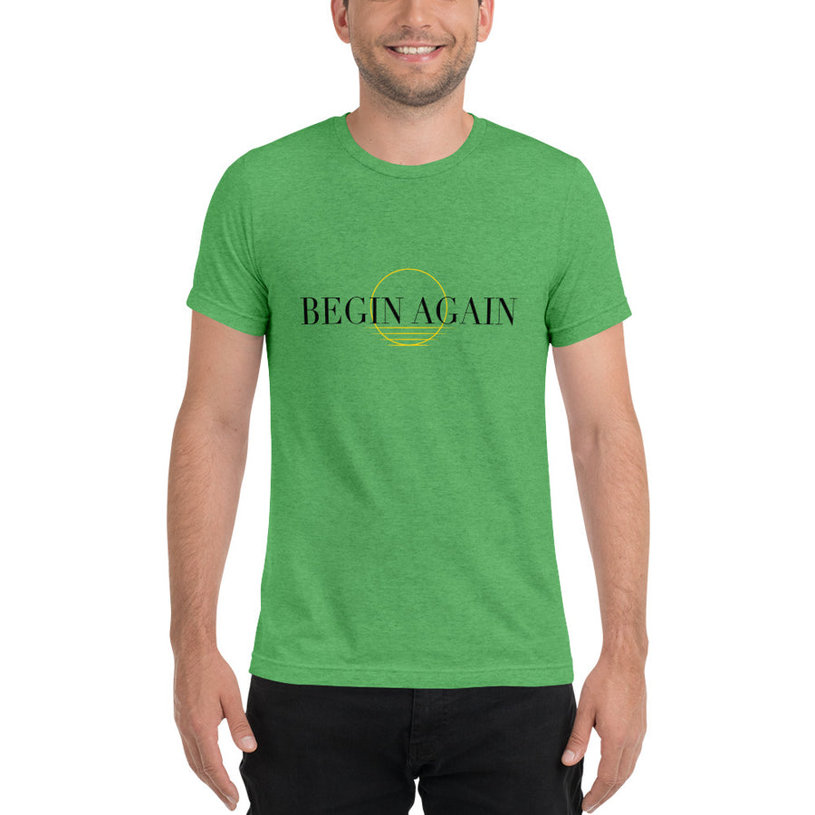 Begin Again - Men's Crewneck Graphic Tee