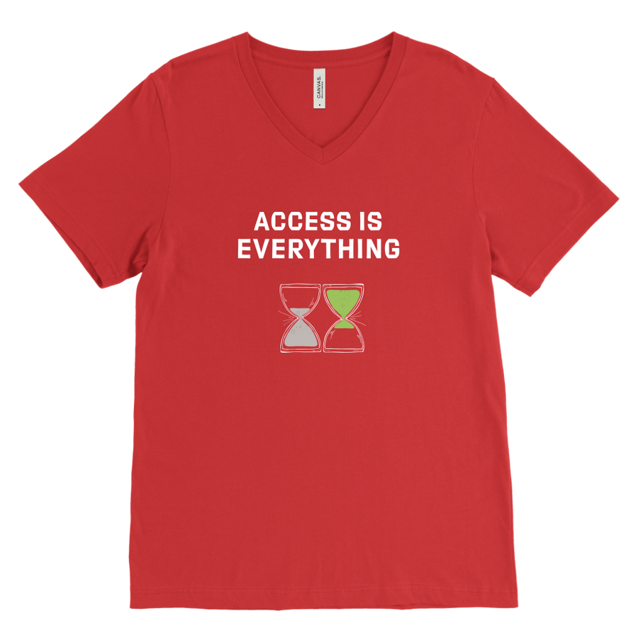 Access is Everything Men's V-Neck Graphic Tee