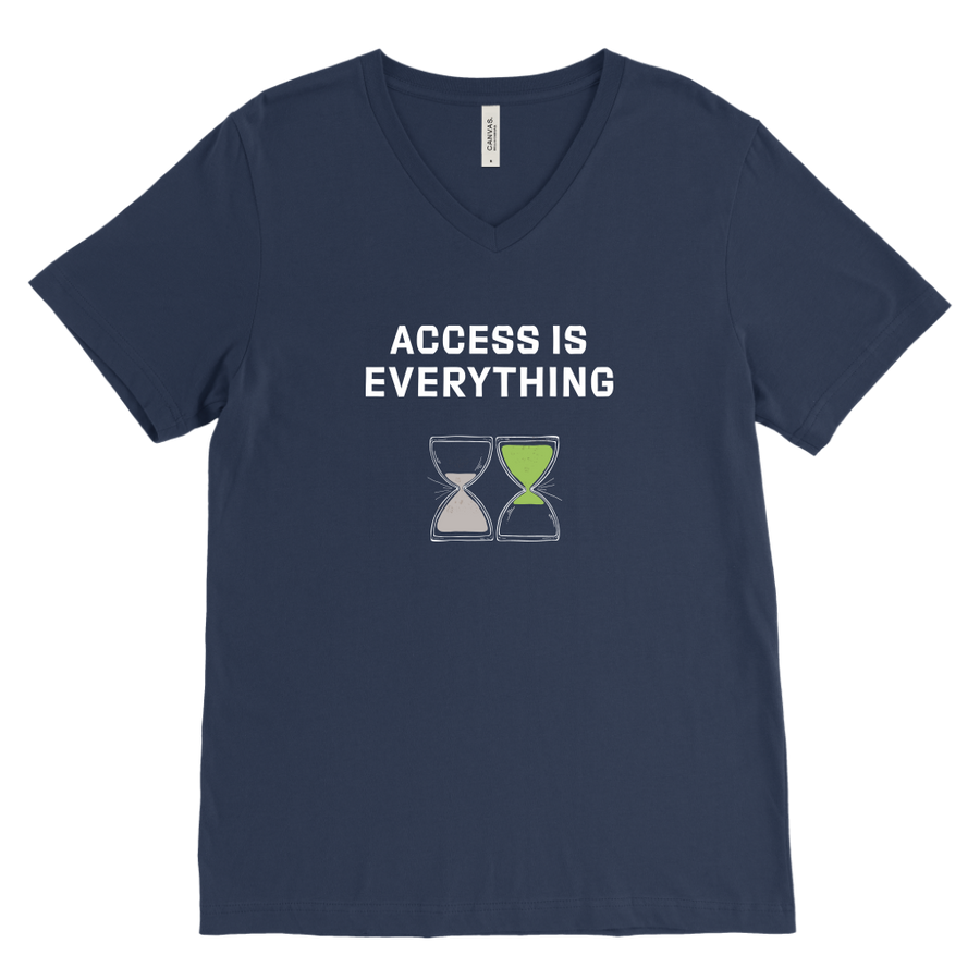 Access is Everything Men's V-Neck Graphic Tee