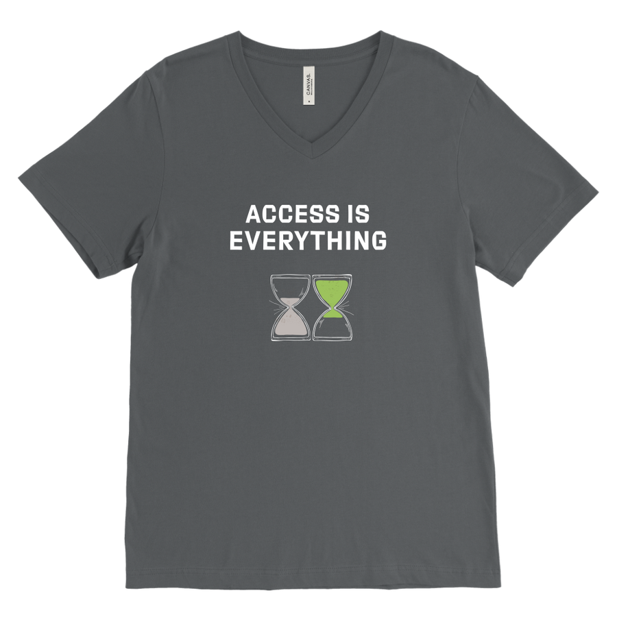 Access is Everything Men's V-Neck Graphic Tee