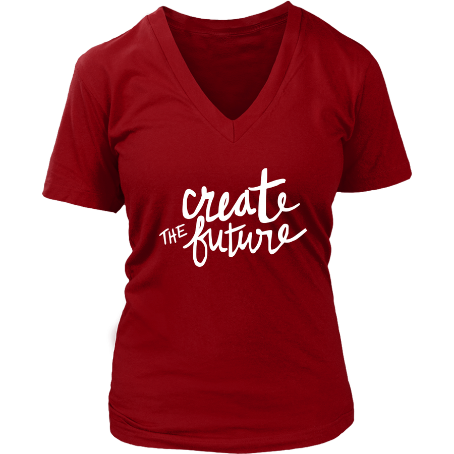 Create the Future Women's V-Neck Tee